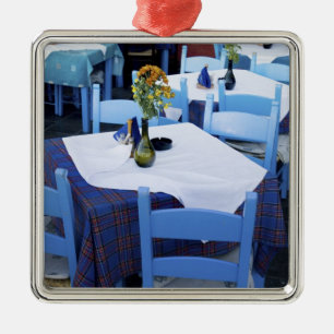 Griechische Insel Kreta und Altstadt von Chania Ornament Aus Metall