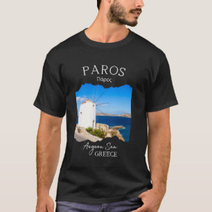 Griechische Insel Paros Griechenland Griechischer T-Shirt