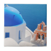 Griechische Insel Santorini Fliese (Vorderseite)