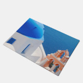 Griechische Insel Santorini Fußmatte (Schrägansicht)