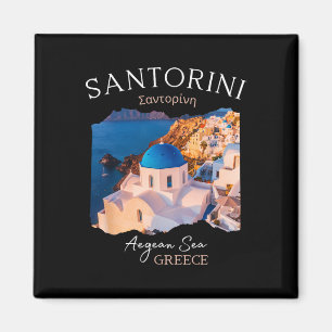 Griechische Insel Santorini Griechenland Oia Dorf  Magnet