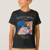 Griechische Insel Santorini Griechenland Oia Villa T-Shirt (Vorderseite)