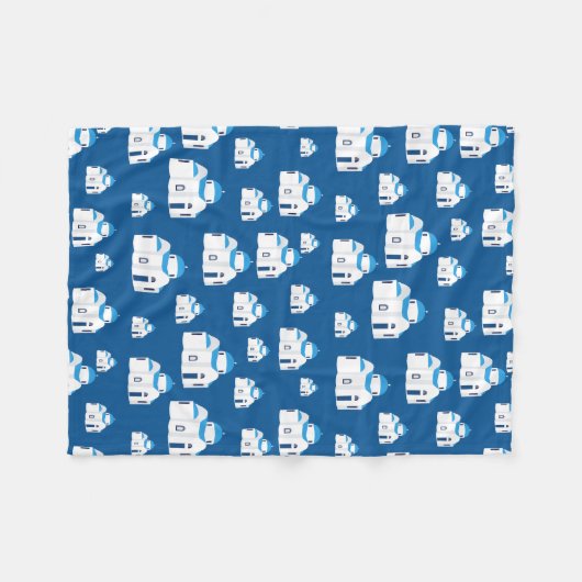 Griechische Insel Santorini Kirche Fleecedecke (Vorderseite (Horizontal))