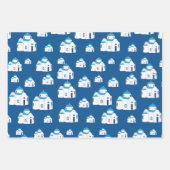 Griechische Insel Santorini Kirche Geschenkpapier Set (Vorderseite 2)