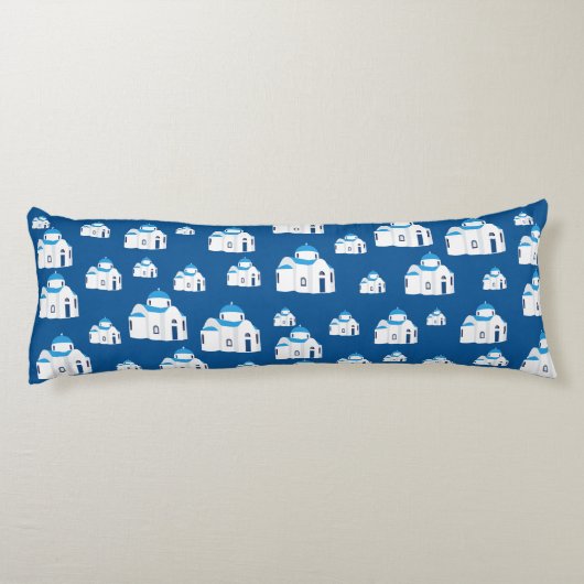 Griechische Insel Santorini Kirche Seitenschläferkissen (Rückseite)