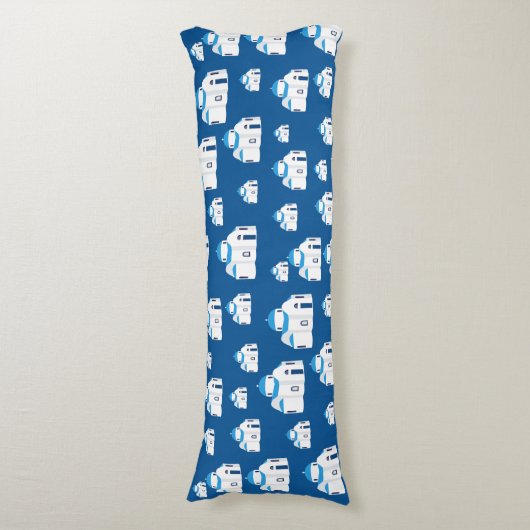 Griechische Insel Santorini Kirche Seitenschläferkissen (Vorderseite Vertikal)