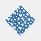 Griechische Insel Santorini Kirche Serviette (Ecke)