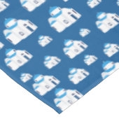 Griechische Insel Santorini Kirche Tischdecke (Schrägansicht)