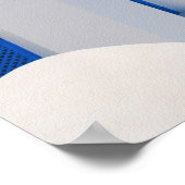 Griechische Insel Santorini Poster (Ecke)