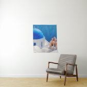 Griechische Insel Santorini Wandteppich (Beispiel)