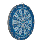 Griechische Inseln Dartboard Dartscheibe (Vorderseite Links)