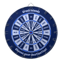 Griechische Inseln Dartboard Dartscheibe