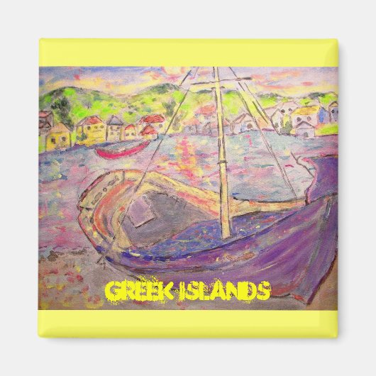 griechische Inseln Magnet (Vorne)