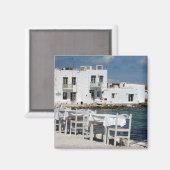 Griechische Inseln Paros Magnet (Vorderseite/Rückseite)