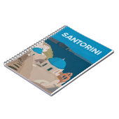 Griechische Inseln Santorini Notizblock (Linke Seite)