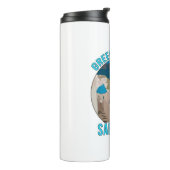Griechische Inseln Santorini Thermosbecher (Nach links gedreht)