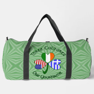 Griechische Irische Amerikanische Flaggen Shamrock Duffle Bag