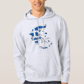 Griechische Kapuzenpullis Hoodie (Vorderseite)