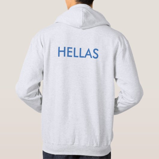 Griechische Kapuzenpullis Hoodie (Rückseite)