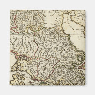 Griechische Karte Magnet