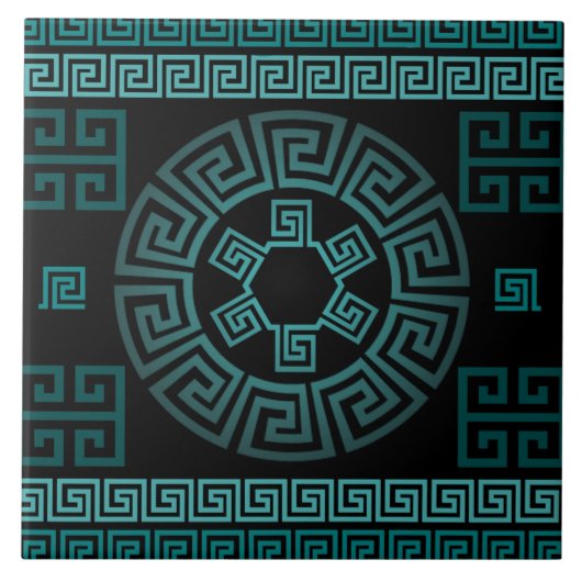 Griechische Keramik Tile Fliese (Vorderseite)