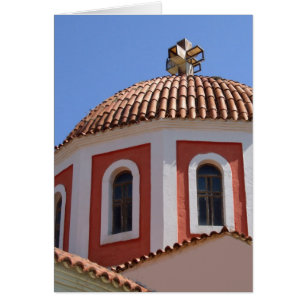Griechische Kirche-Dome-Karte