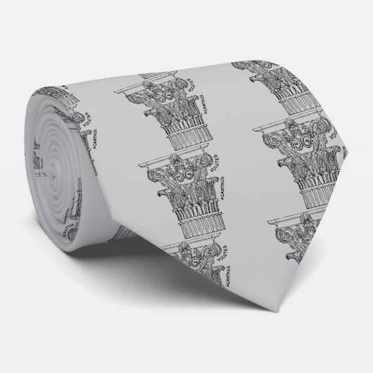 Griechische Kolonne Krawatte (Gerollt)