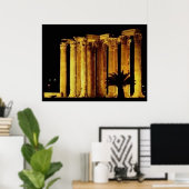 Griechische Kolonnen Poster (Heimbüro)