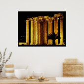 Griechische Kolonnen Poster (Küche)