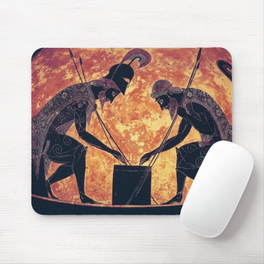 Griechische Kunst: Achilleus und Ajax Mousepad (Mit Mouse)
