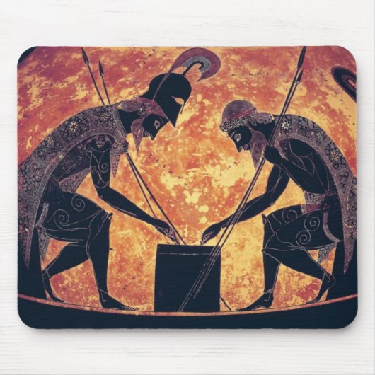 Griechische Kunst: Achilleus und Ajax Mousepad (Vorne)