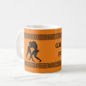 Griechische Kunst - Will Wrestling for Coffee Tass Kaffeetasse (Vorderseite Links)