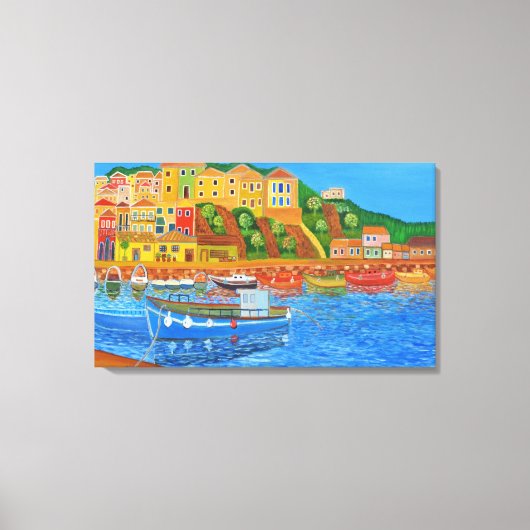 griechische Küste 2 Leinwanddruck (Vorderseite)