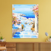 Griechische Küste 3 Leinwand Kunst (Insitu (Wohnzimmer))