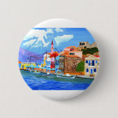 griechische Küste Button (Vorderseite)