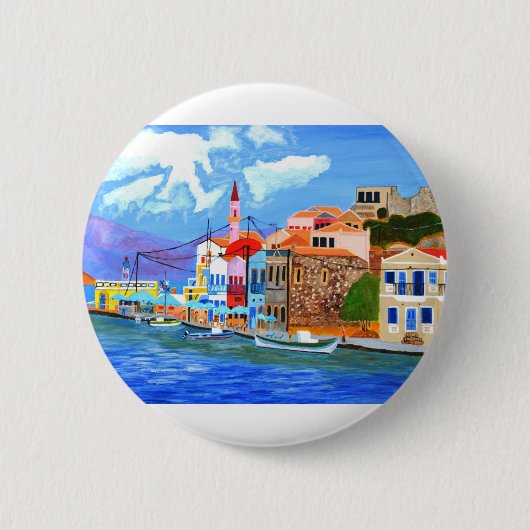 griechische Küste Button (Vorderseite)