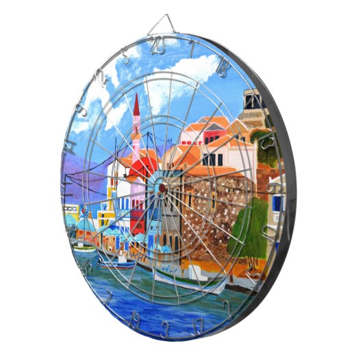 griechische Küste Dartscheibe (Vorderseite rechts)