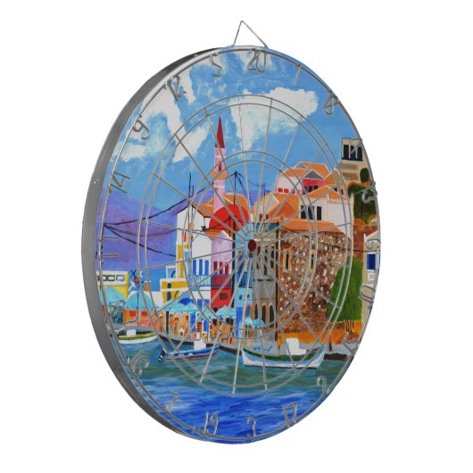 griechische Küste Dartscheibe (Vorderseite Links)