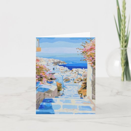 Griechische Küste Einladung (Vorderseite)