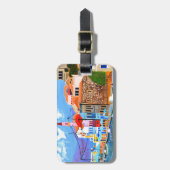 griechische Küste Gepäckanhänger (Vorderseite vertikal)