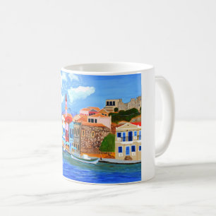 Griechische Küste Kaffeetasse