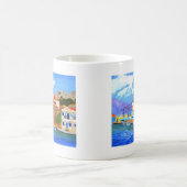 griechische Küste Kaffeetasse (Mittel)