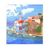 griechische Küste Notizblock (Vorderseite)