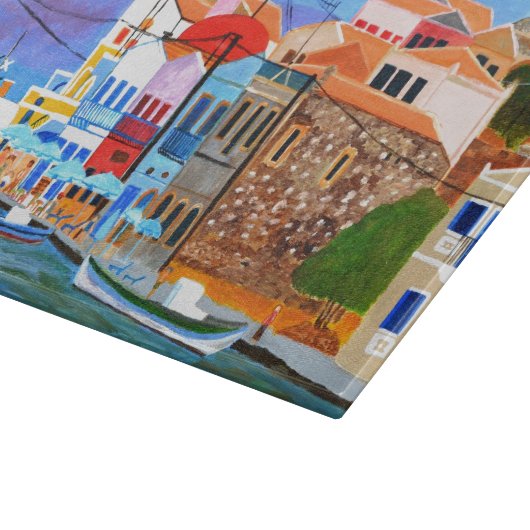 griechische Küste Schneidebrett (Ecke)