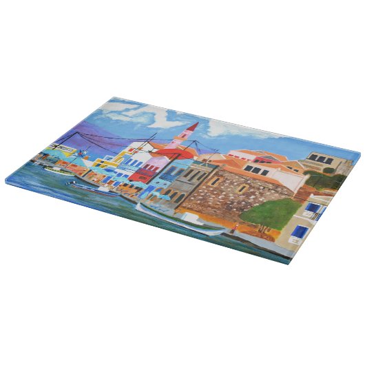 griechische Küste Schneidebrett (Ecke)