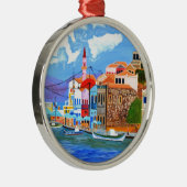 griechische Küste Silbernes Ornament (Rechts)