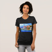 griechische Küste T-Shirt (Vorne ganz)