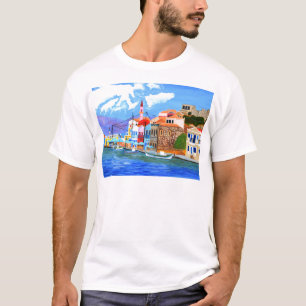 griechische Küste T-Shirt