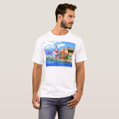 griechische Küste T-Shirt (Vorne ganz)
