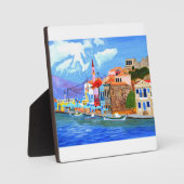 Griechische Küstenebene Fotoplatte (Vorderseite)